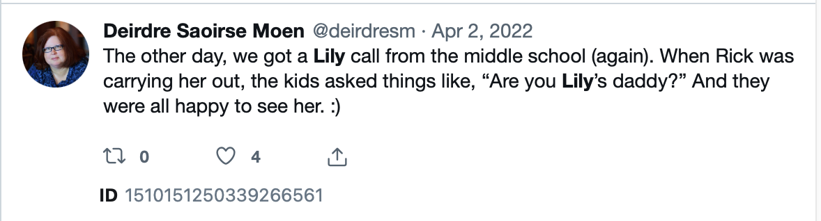 Are You Lily's Daddy?